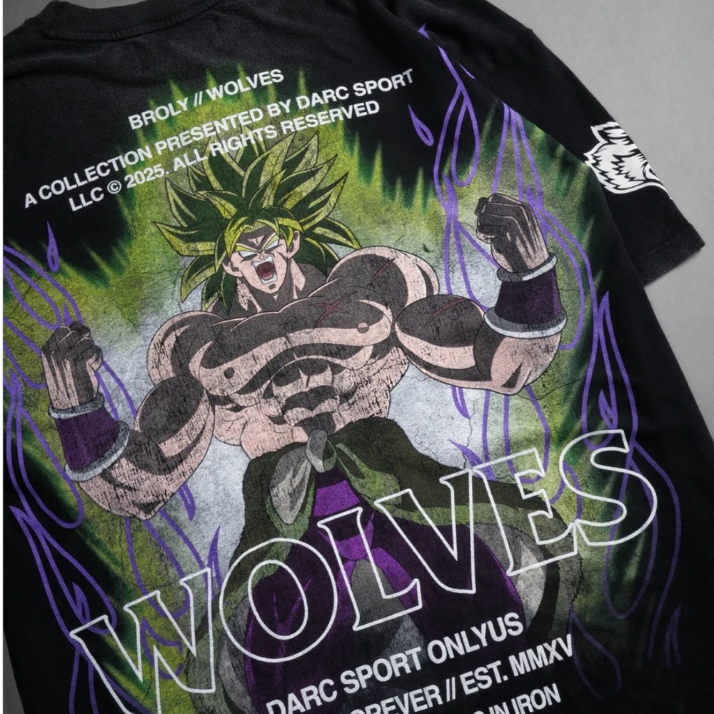 DARC SPORT X DRAGONBALL SUPER X BROLY “FULL POWER” SHIRT